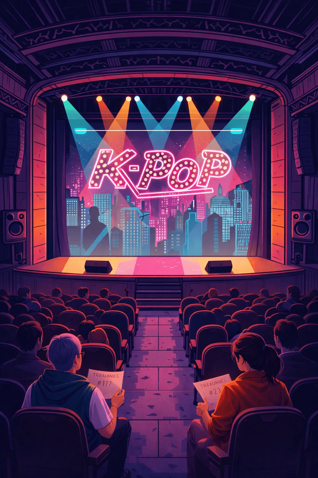 City Pixel background image